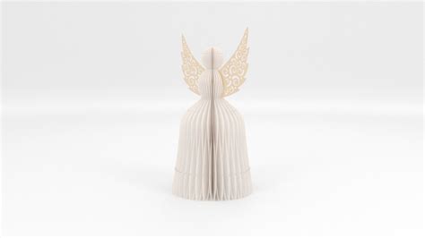 Paper Angel 3D model | CGTrader