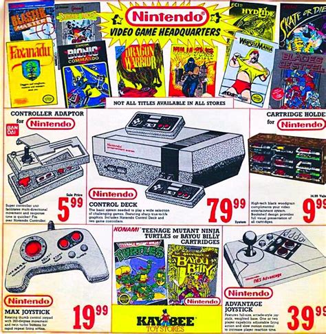 Nintendo Nes Ad From The Late 80s Retro Gaming Retro Video Games