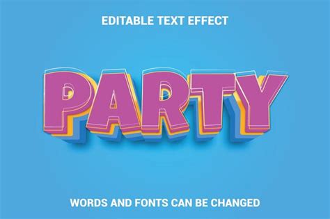 Premium Vector Editable Vector Text Effect