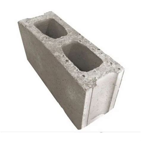 Rectangular Grey Concrete Hollow Block In X In X In At Rs In