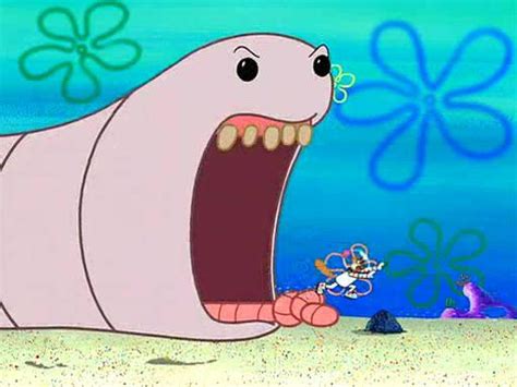 Alaskan Bull Worm About To Get Some Veneers Rspongebob