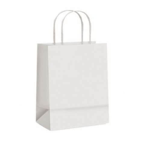 Sacola Kraft Branco Cm X Cm X Cm Un Bellopack