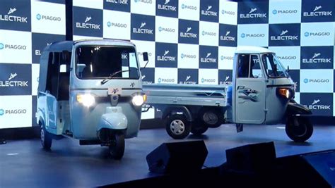 Piaggio Ape Electric E Xtra Fx E City Fx Launched In India Specs