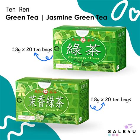 Ten Ren Green Tea And Jasmine Green Tea 18g X 20 Sachets Shopee Malaysia