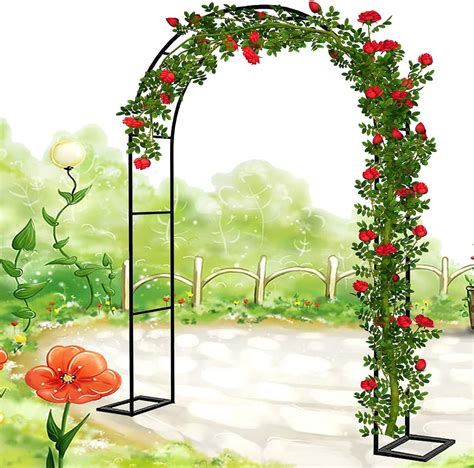 Arco Per Rose In Metallo Arco Da Giardino Con Base 120cm 140cm 180cm