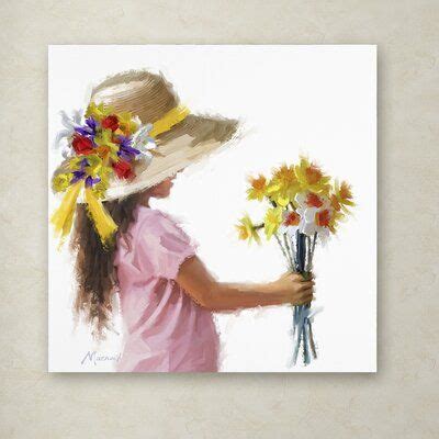 Trademark Art Easter Bonnet Print On Canvas Wayfair Easter Wall