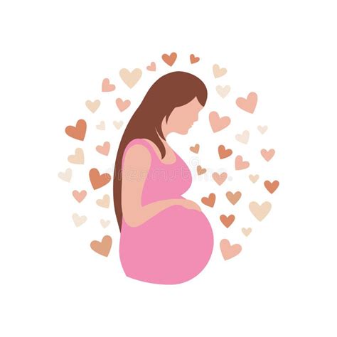 Pregnancy Logo Illustration Stock Vector Illustration Of Motherhood