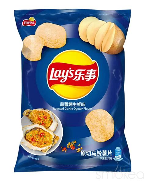 Lays Roasted Garlic Oyster Flavored Potato Chips China