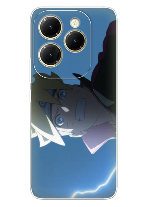 Infinix Hot 40 чохол з аніме силіконовий Боруто у грозу