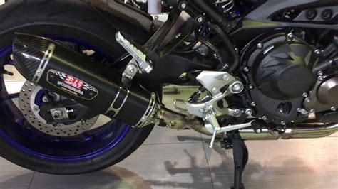 Takong Racing Yamaha Mt09mt09 Tracer Yoshimura R 77s Carbon End Exhaust Full System Youtube