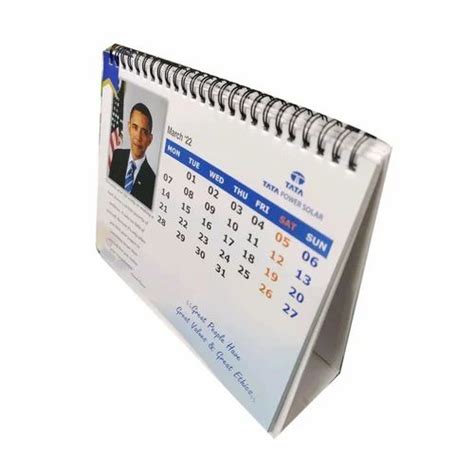 Paper Digital Printing Printed Office Table Calendar at Rs 40/piece in Noida