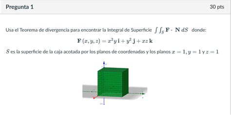 Solved Pregunta 1Usa El Teorema De Divergencia Para Chegg