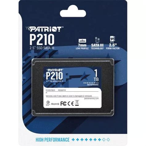 Disco Duro Solido Ssd Patriot P210 1tb Sata Envío gratis