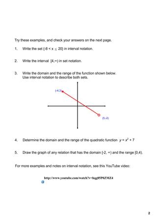 Interval Notation | PDF | Free download