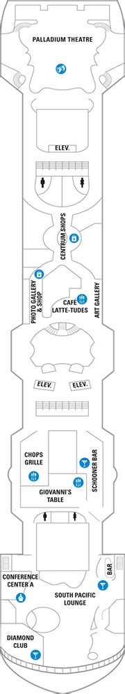 Grandeur of the Seas Deck plan & cabin plan