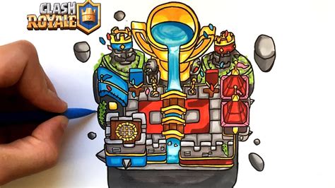 Dessin Arene Legendaire 11 Clash Royale Youtube