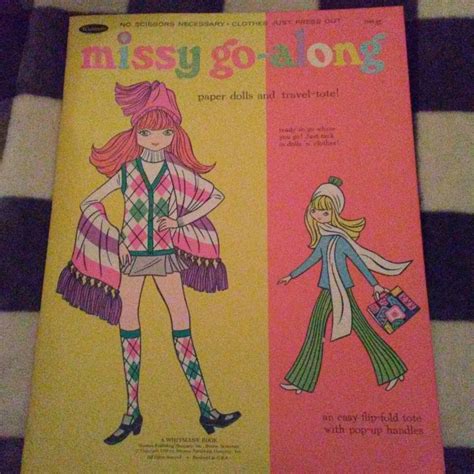 Vintage Paper Doll MISSY GO ALONG WHITMAN 1970 Unused Antique Price