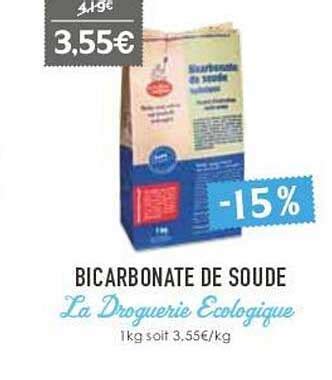 Promo Bicarbonate De Soude La Droguerie Ecologique Chez Naturalia