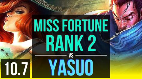 Miss Fortune Nami Vs Yasuo Yuumi Adc Rank Rank Miss