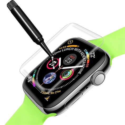 Uv Tempered Glass Screen Protector For Apple Watch Mm Series