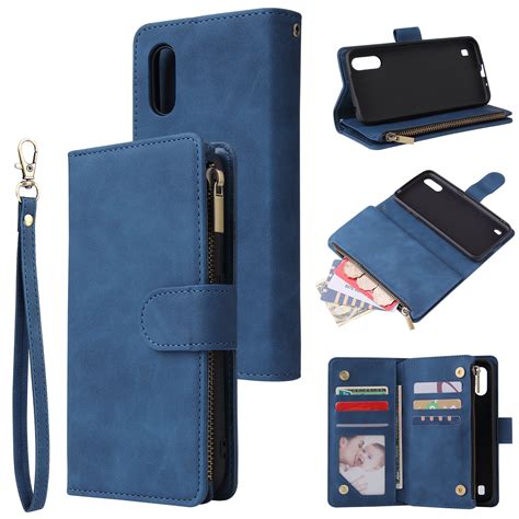 Wholesale For Samsung A01 Case Smartphone Shell Wallet Design Zipper ...