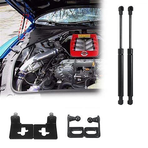 2pcs Front Bonnet Hood Support Gas Strut For Nissan Gt R Gtr R35 For