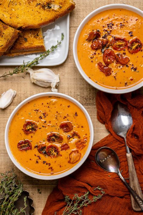 Creamy Roasted Garlic Tomato Soup Orchids Sweet Tea