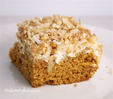 Pumpkin Cream Cheese Coffee Cake