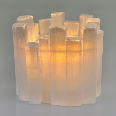 Amazon Selenite Candle Holder Healing Crystal Tealight Holder