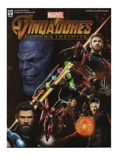 Lbum Figurinhas Vingadores Guerra Infinita Completo P Colar Frete Gr Tis