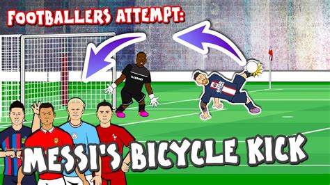 MESSI S BICYCLE KICK Footballers Attempt Feat Ronaldo Neymar Nunez