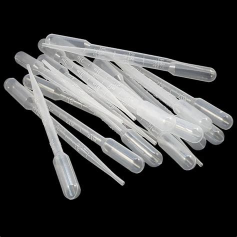 Pcs Set Ml Transparent Pipettes Disposable Safe Plastic Eye Dropper