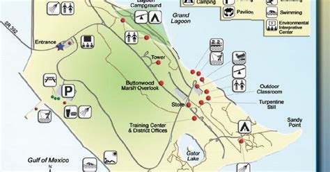 St Andrews State Park Campground Map