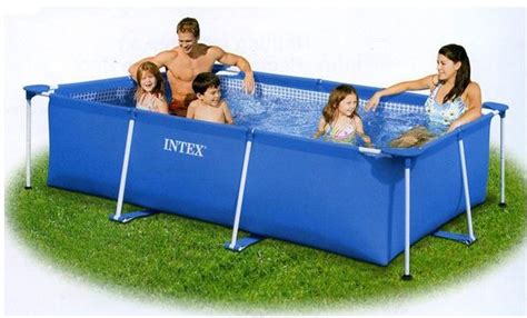 Piscina Rectangular Frame Pools Intex Bricowork