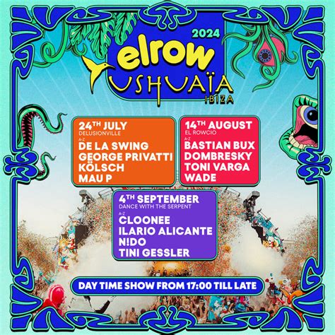 Elrow Anuncia Los Line Ups De Sus Eventos En Ushuaïa Ibiza