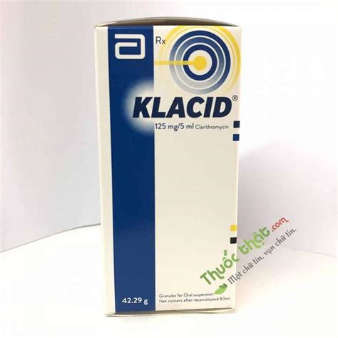 Klacid 125mg 5ml Thuốc điều Trị Nhiễm Khuẩn