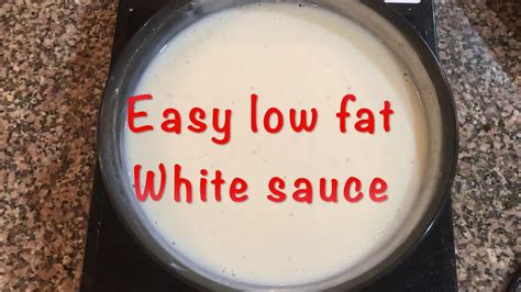 Easy Low Fat White Sauce Recipe How To Make White Sauce At Home