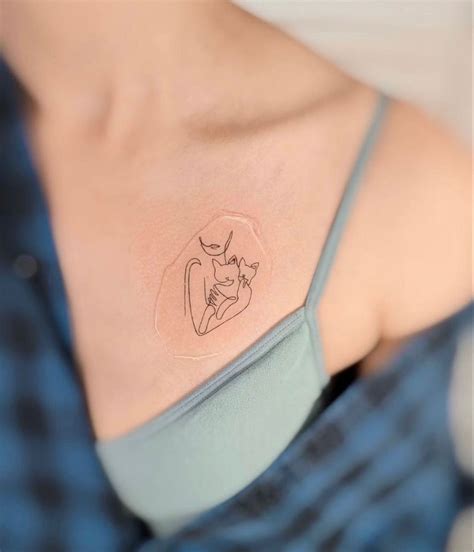 Cutest Small Cat Tattoo Design Ideas For Girls 2022 Smal Cat Tattoo