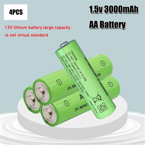 1 5V 3000Mah Aa Batterij Alkaline Oplaadbare Batte Grandado