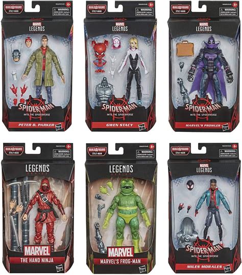 Spider Man Into The Spider Verse Marvel Legends Wave Zestaw