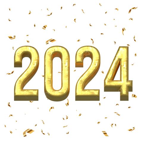 Bonne Année 2024 Texte Dor Vecteur PNG Bonne Année 2024 2024 Nouvel