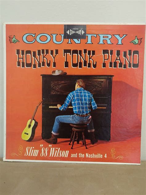 Slim 88 Wilson Country Honky Tonk Piano Vinyl 33 Lp Music Album Vg