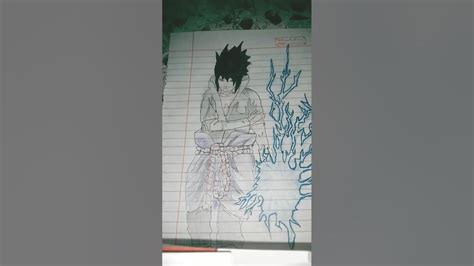 Sasuke Uchiha Drawing Anime Chidori Youtube