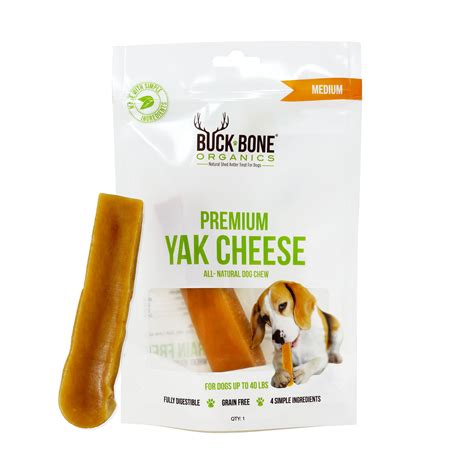 Premium Yak Cheese Dog Chew Medium– Buck Bone Organics