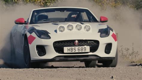 Jaguar F Type Convertible Rally Car Video Debut