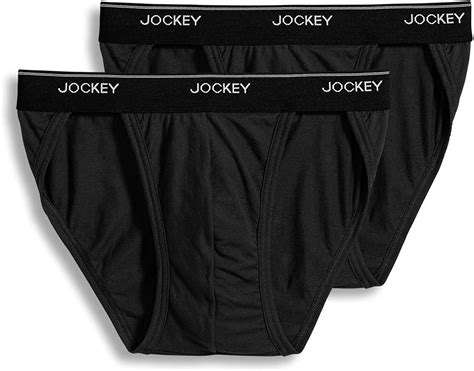 Jockey Men S Underwear Elance String Bikini Pack Black Xl