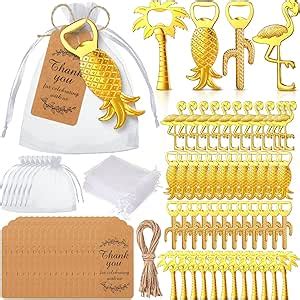 Amazon Perkoop Pcs Hawaii Party Bottle Openers Set Gold Bottle