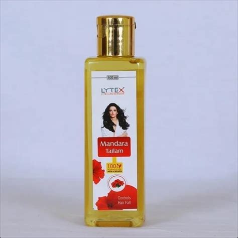 Yellow 100ml Mandara Hair Fall Control Oil At Best Price In Hyderabad Lytex Life Sciences