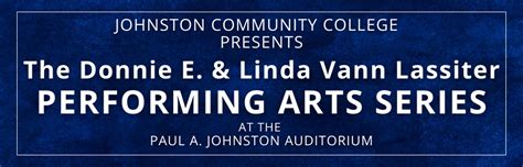 Johnston Community College Unveils Performing Arts Series At Newly