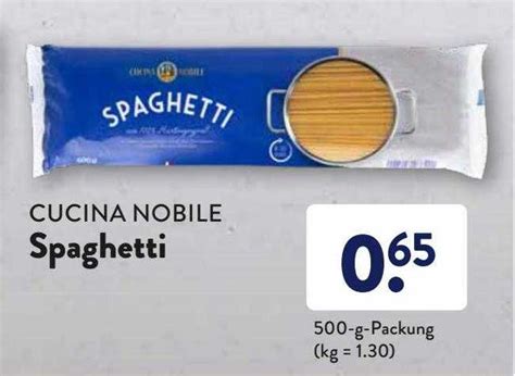 Cucina Nobile Spaghetti Angebot Bei Aldi S D Prospekte De